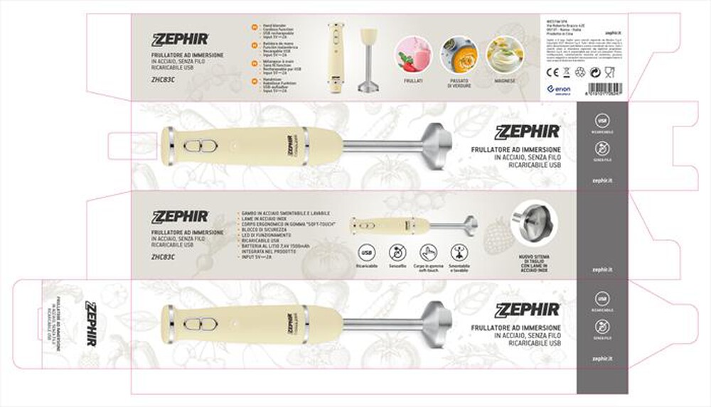 "ZEPHIR - ZHC83C-Crema"