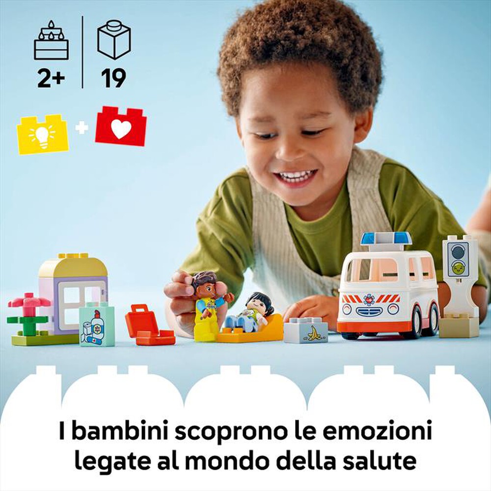Immagine del prodotto LEGO - DUPLO Town Ambulanza e autista 10447
