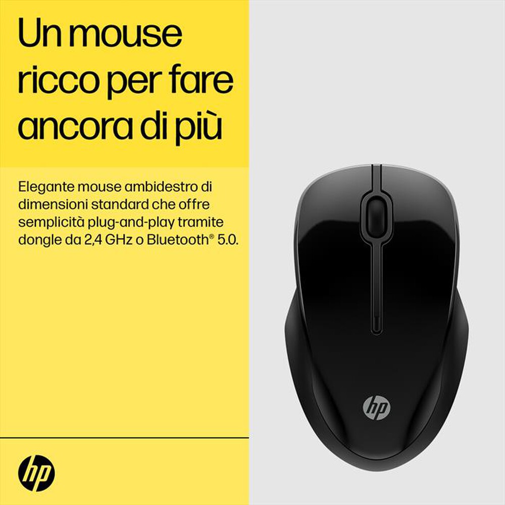 "HP - 250 DUAL MOUSE-Nero"