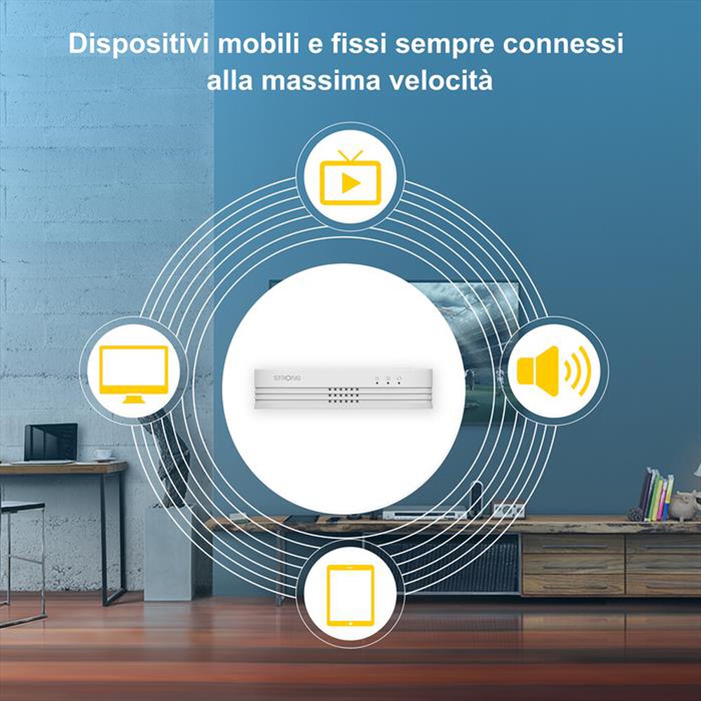 "STRONG - Wi-Fi Mesh Home Kit 1200 MESHKIT1200V2-bianco"