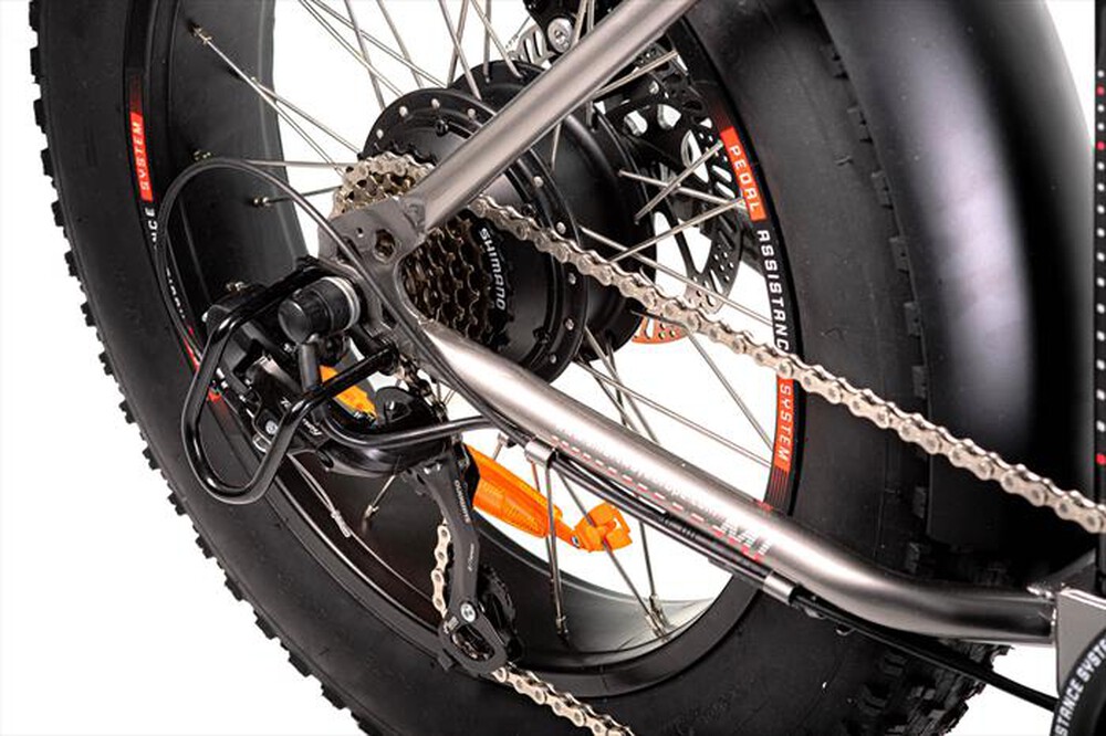 "SMARTWAY - Fat bike SMWM1PLUS-21-Titanio"