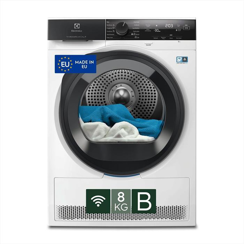 Immagine del prodotto ELECTROLUX - Asciugatrice EW7H48GY 8Kg Classe B-Bianco