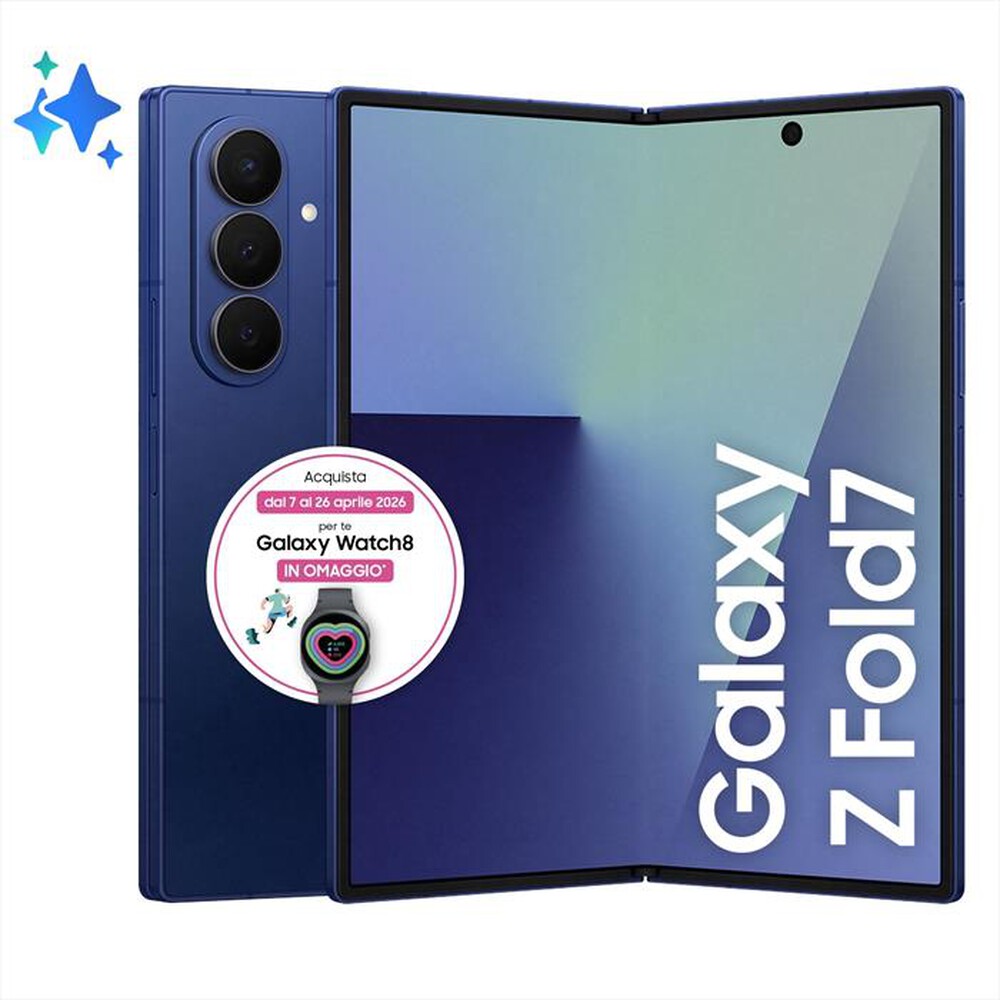 SAMSUNG - Galaxy Z Fold7 12+1TB-Blue Shadow