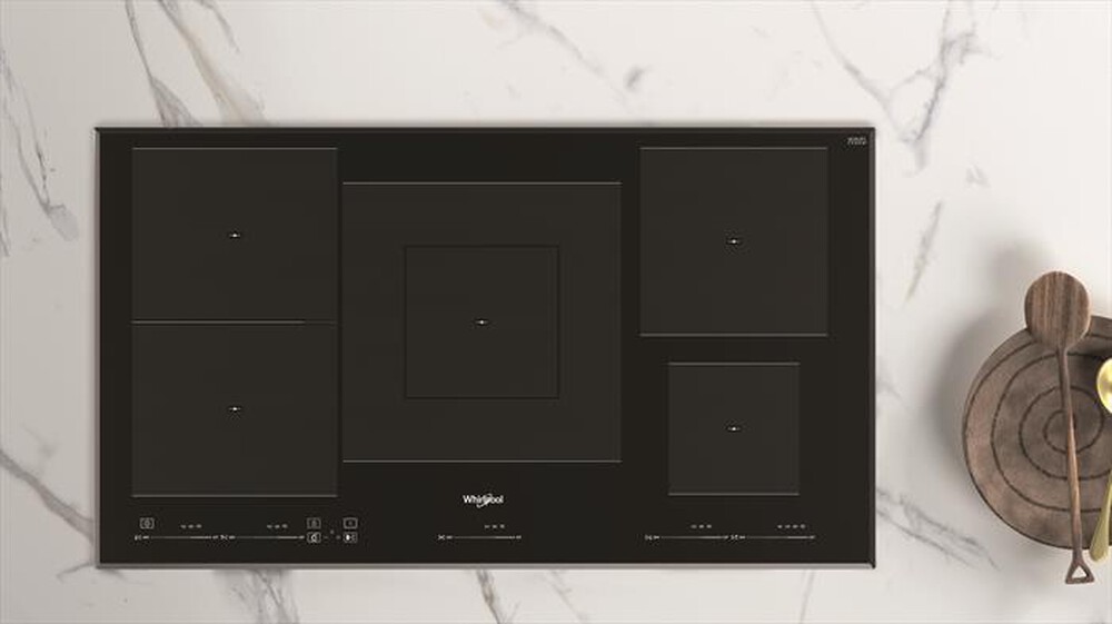 "WHIRLPOOL - Piano cottura elettrico WT 1090 BA 90 cm-Nero"