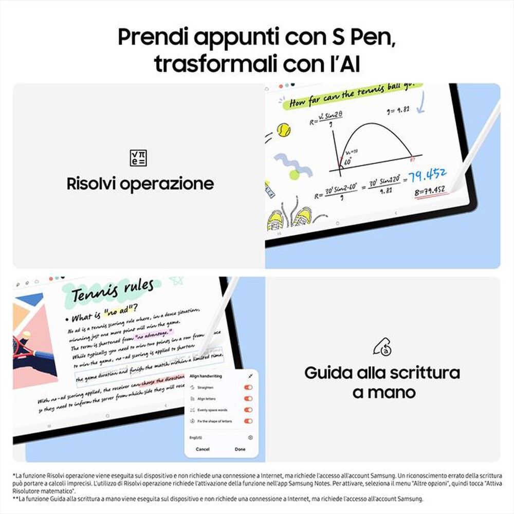 Immagine del prodotto SAMSUNG - Galaxy Tab S10 FE+ 12+256GB WiFi-Gray