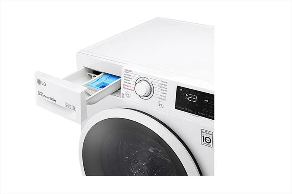 "LG - Lavatrice F4WV310ST 10,5 Kg Classe B-White"