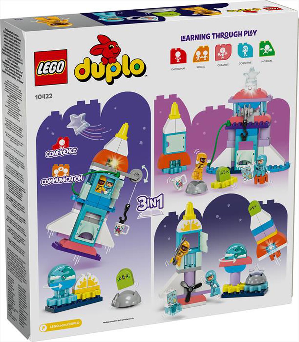 Immagine del prodotto LEGO - DUPLO Town Avventura dello SpaceShuttle 3in1 10422