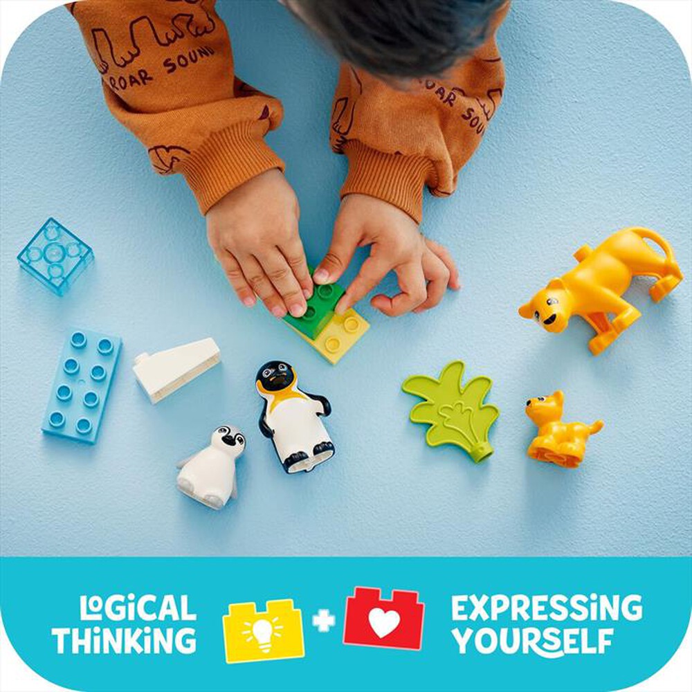 Immagine del prodotto LEGO - DUPLO Famiglie di animali: pinguini e leoni 10442