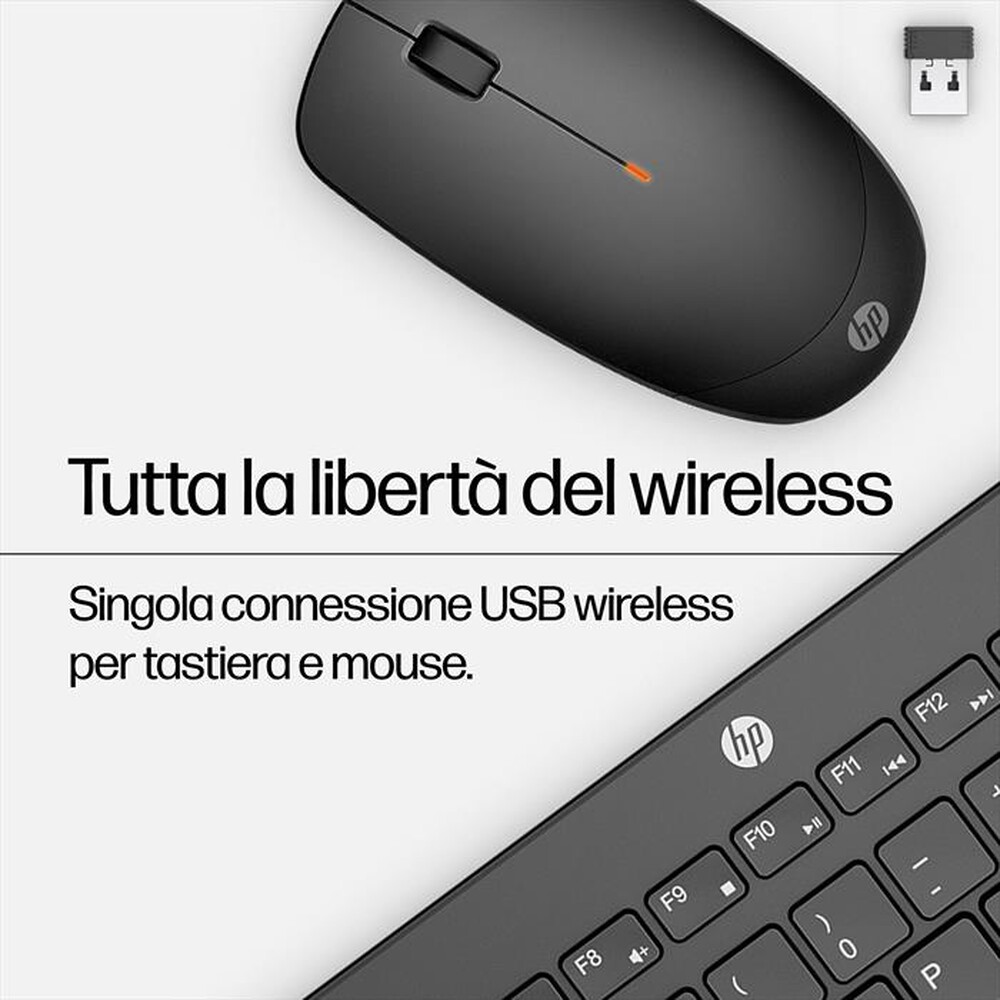 Immagine del prodotto HP - COMBO TASTIERA E MOUSE HP 230-Nero