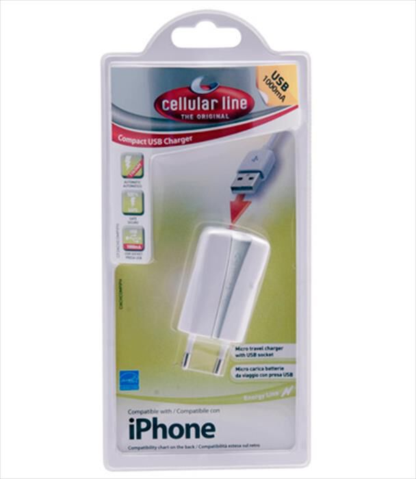 Cellularline ACHDB4000CL Cellular Line CARICABATTERIA DA VIAGGIO 110-240V 