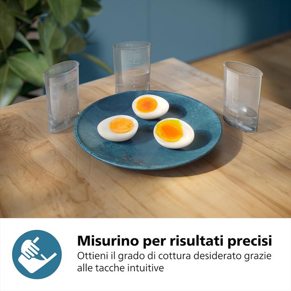 "PHILIPS - CUOCIUOVA SERIE 3000 HD9137/90-Nero"