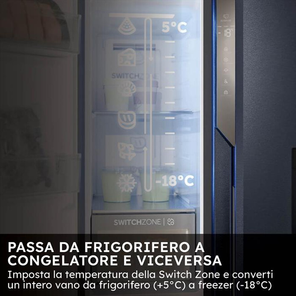 Immagine del prodotto HAIER - Frigorifero 3 Porte HSPR79F18EWMB 573L Classe E-Nero
