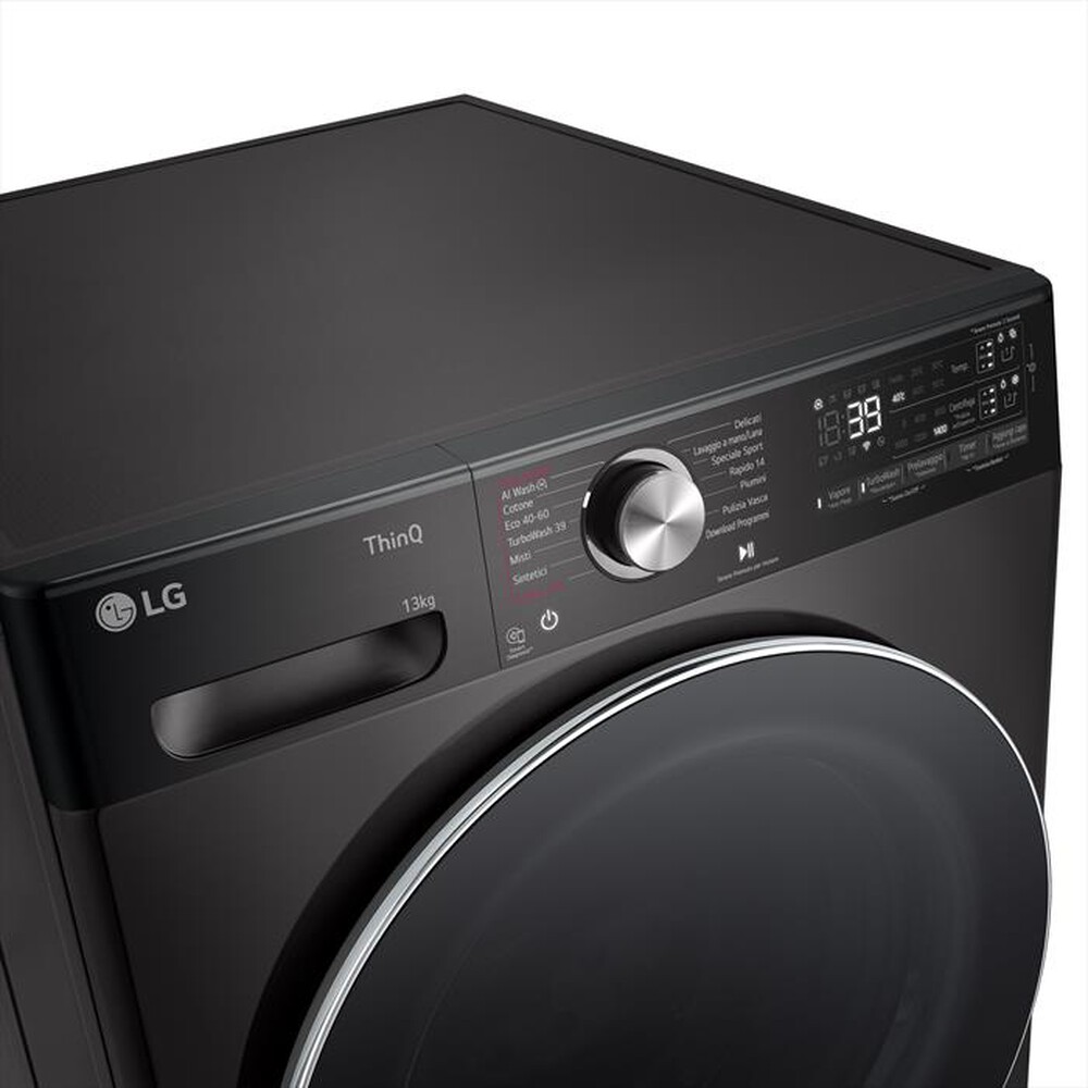 "LG - Lavatrice AI DD R9 F4R9513TPBC 13kg Classe A-Nero"
