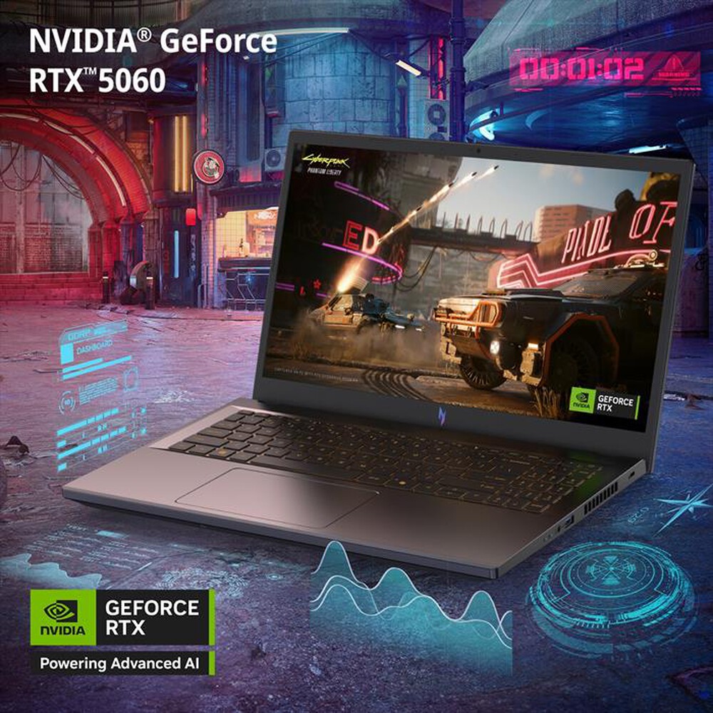 Immagine del prodotto ACER - Notebook gaming NITRO V 15 ANV15-52-95SC 15.6"-Nero