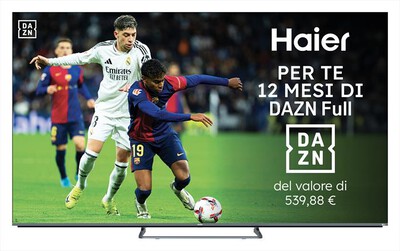 HAIER - Smart TV MINI LED UHD 4K 55" H55M80FUX-Nero