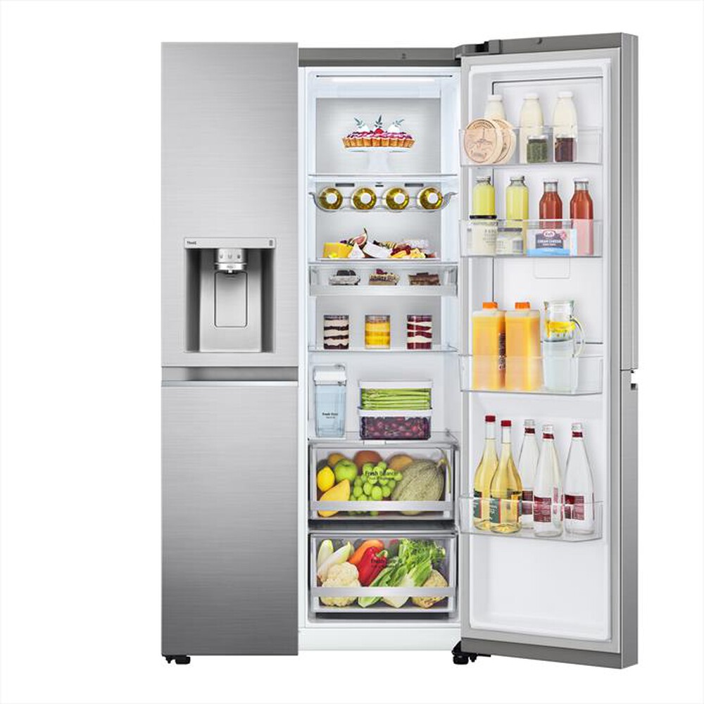 "LG - Frigorifero side by side GSJV91PZAE Classe F-Inox Premium"