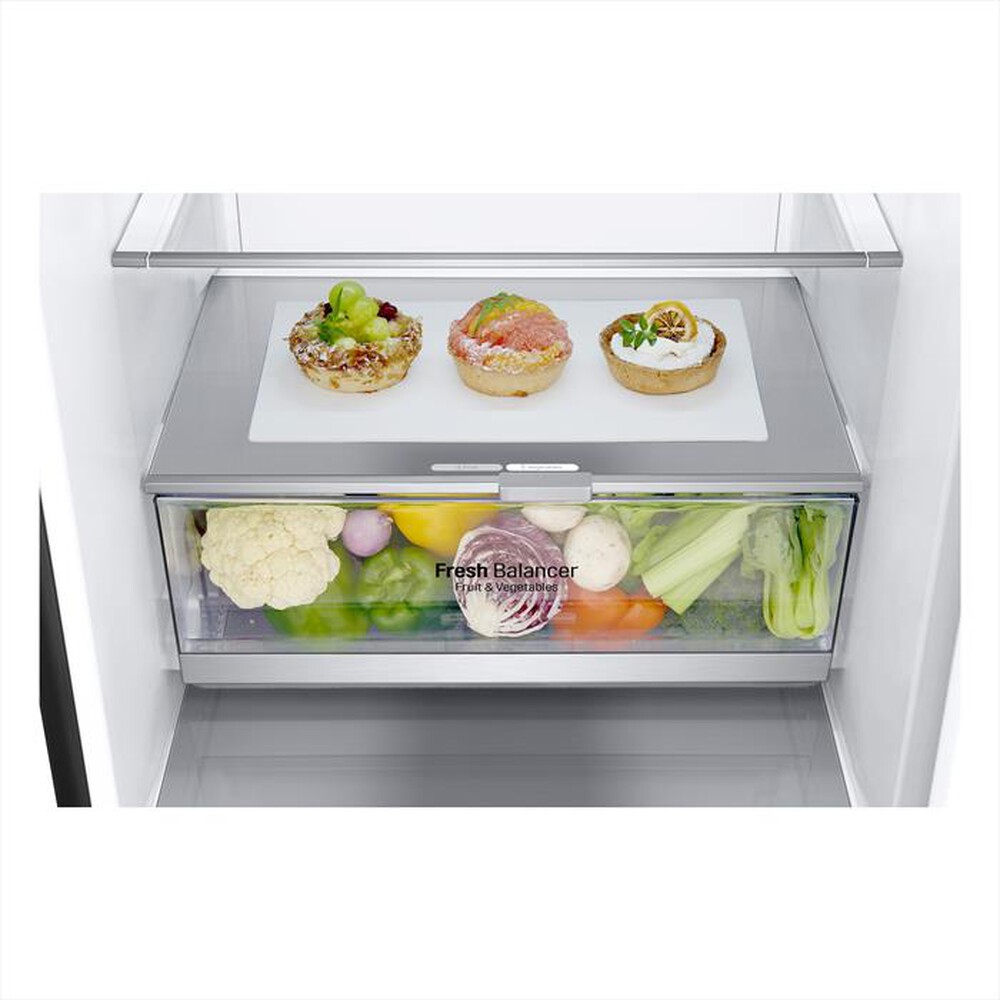 "LG - Frigorifero combinato GBB92MCABP Classe B 419lt-MATTE BLACK"