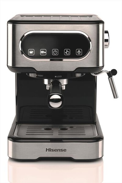 HISENSE - Macchina da caffè espresso HESCM15DBK-Inox