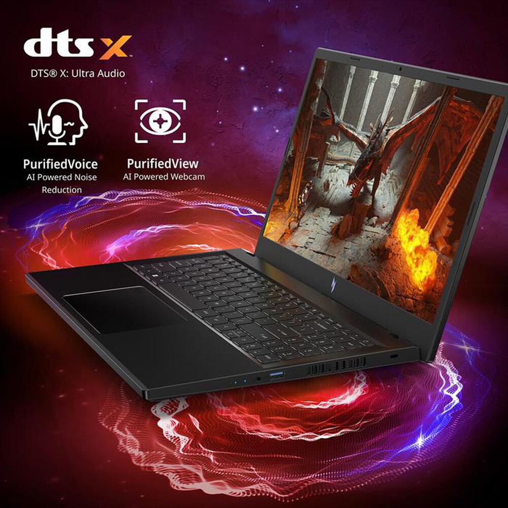 "ACER - NOTEBOOK GAMING NITRO V 15 ANV15-51-9998 15.6\"-Nero"