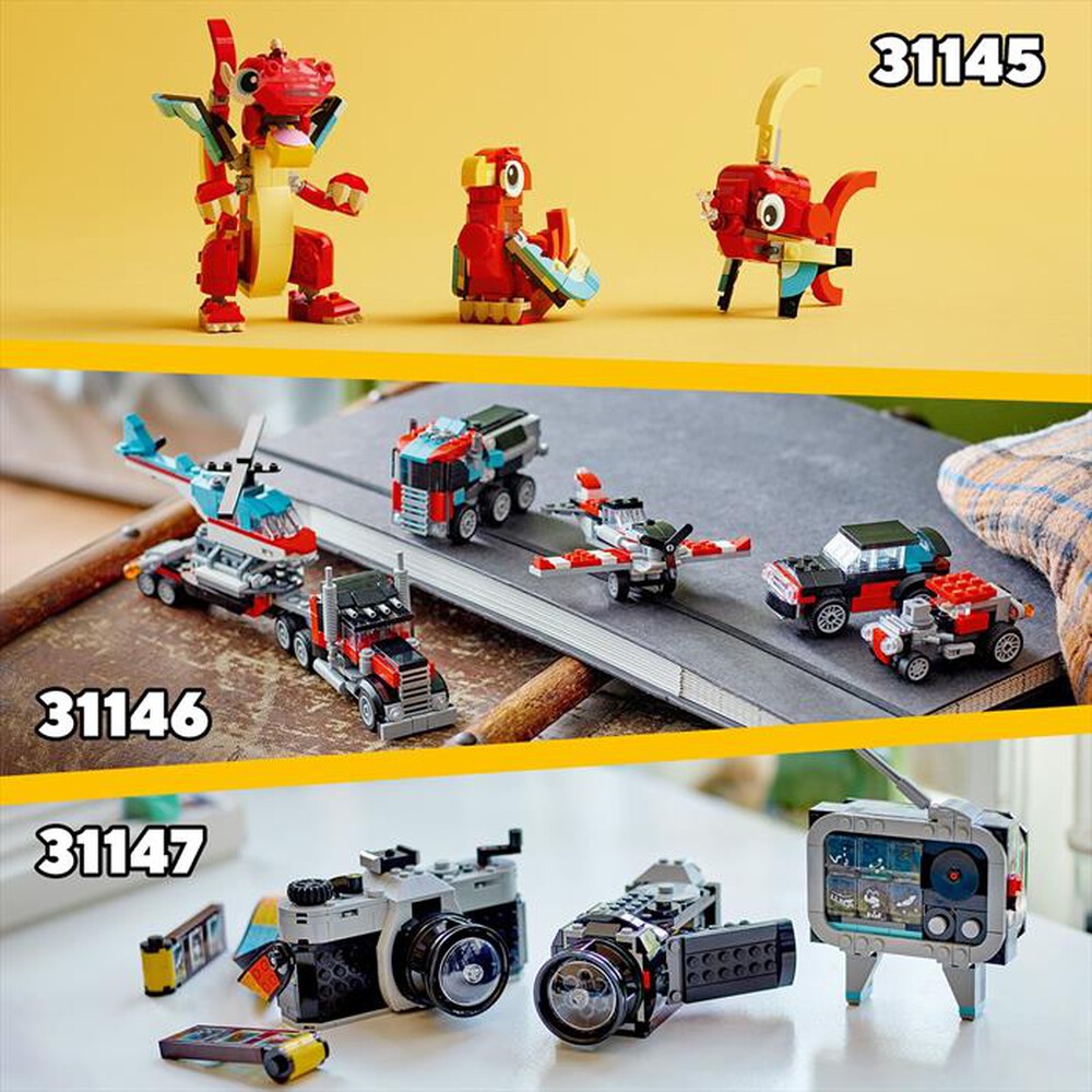 Immagine del prodotto LEGO - CREATOR Autocarro con elicottero 31146