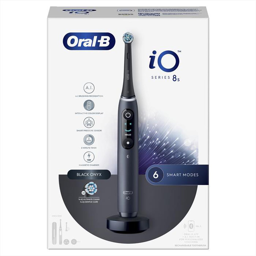"ORAL-B - Spazzolino elettrico IO 8S-Nero"