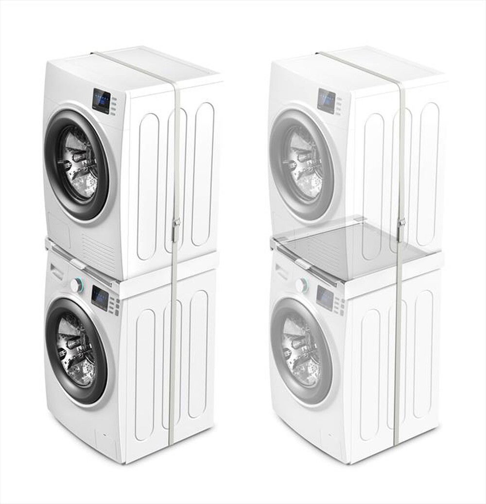 "MELICONI - TORRE PRO L60 Kit di sovrapposizione max 250 kg-Tecnopolimero bianco"