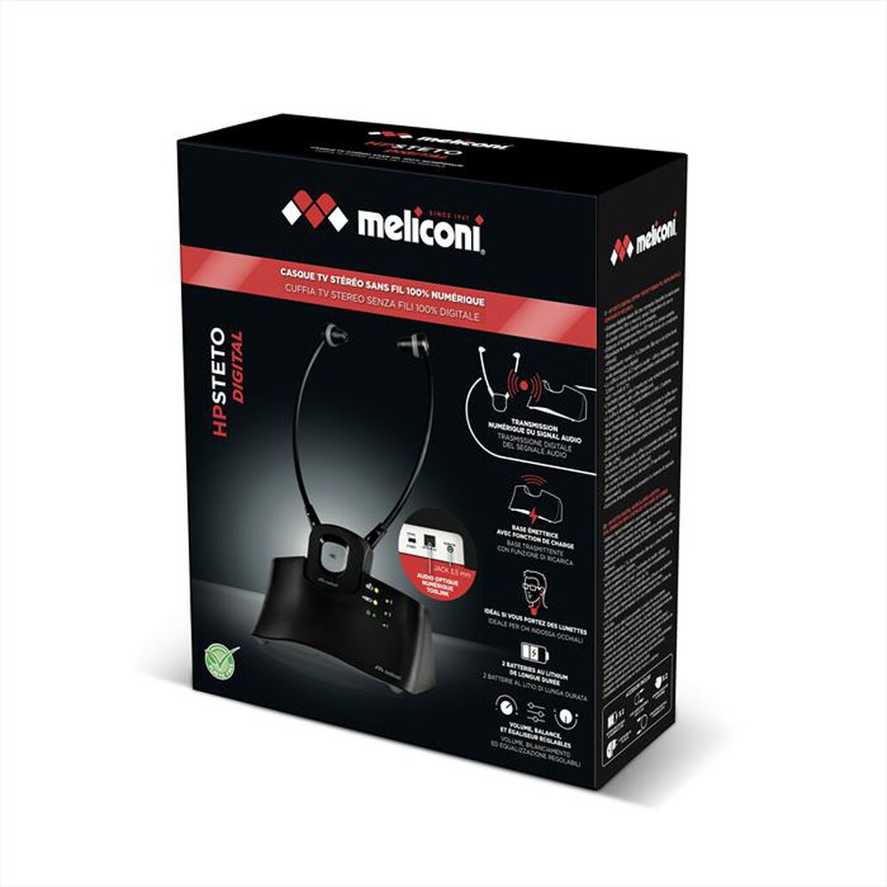 "MELICONI - HP STETO DIGITAL-plastica / colore nero"