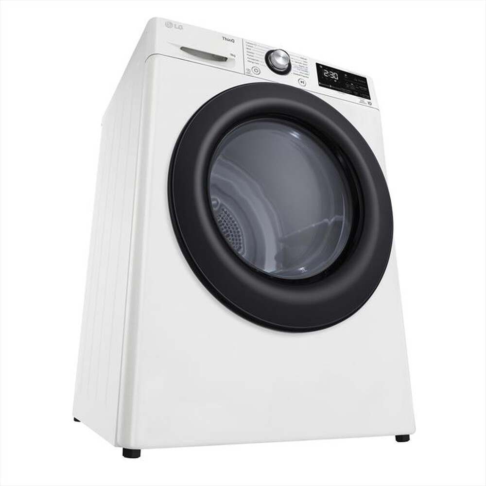 "LG - Asciugatrice RH90V9AVBN 9 Kg Classe A+++-Bianca"