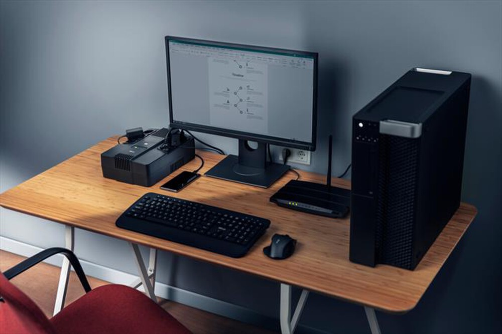 Immagine del prodotto TRUST - MAXXON POWERSTRIP UPS 800VA-Black