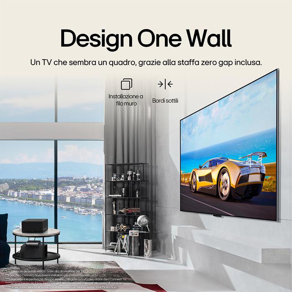 "LG - Smart TV OLED evo UHD 4K 65\" Serie M4 OLED65M49LA-Argento"