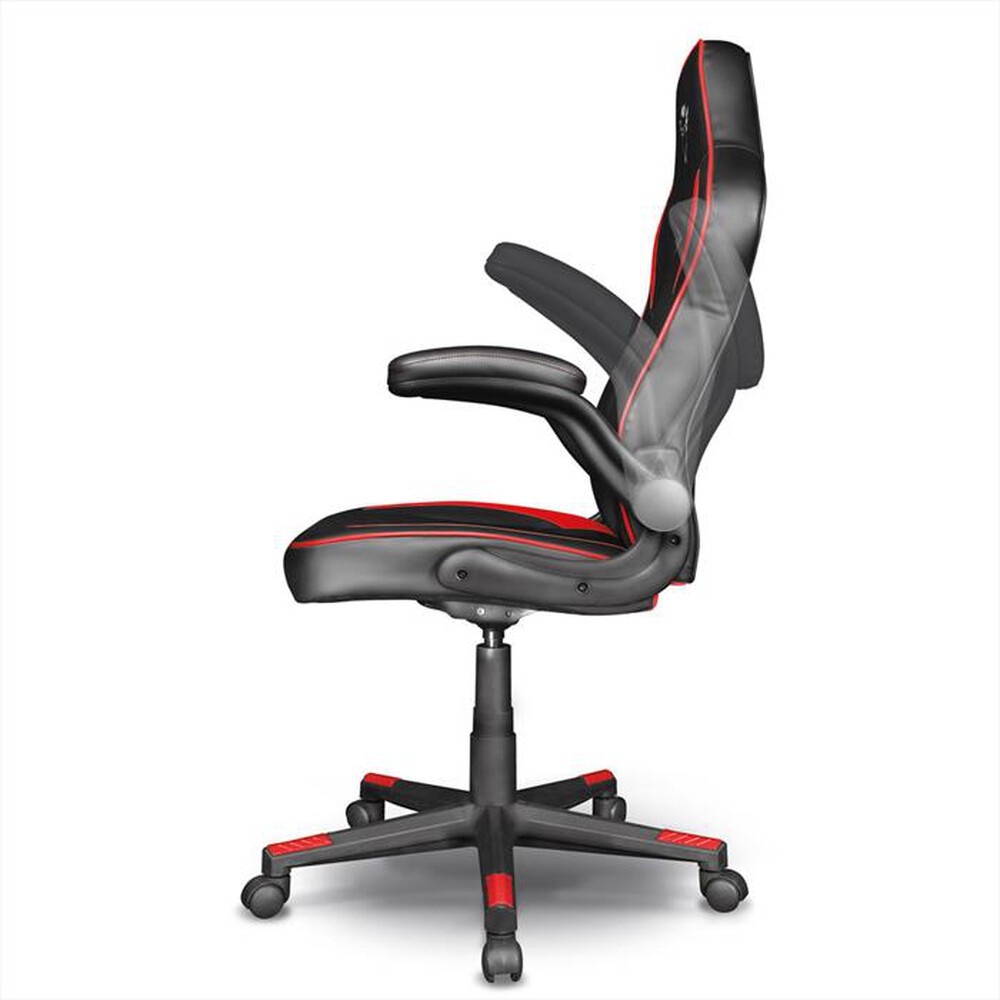 "TRUST - Sedia gaming RAVY GAMING CHAIR-Black/Red"