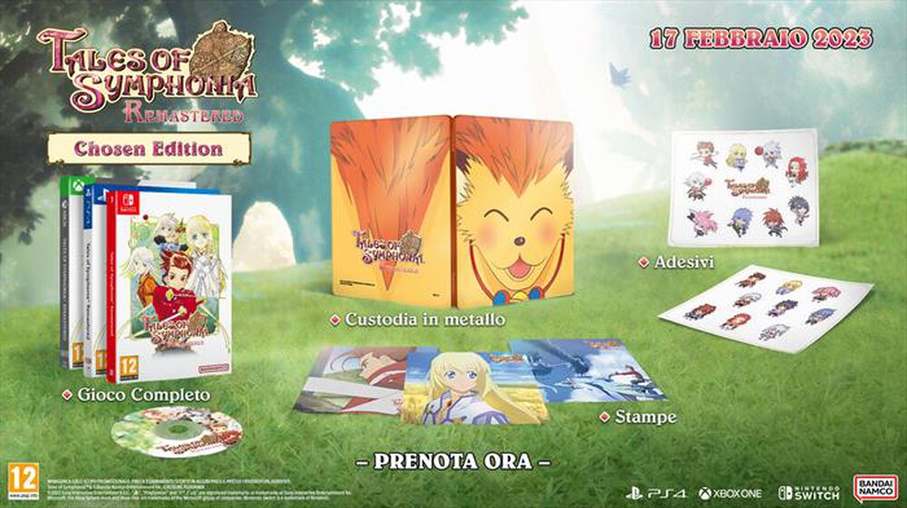"NAMCO - TALES OF SYMPHONIA REMASTERED CHOSEN ED. SWITCH"