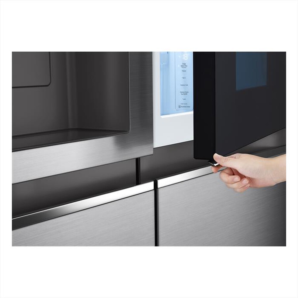 "LG - Frigorifero side by side GSXV80PZLE Classe E 635 l-Inox"