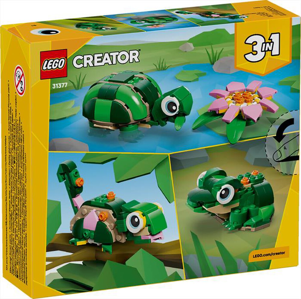 Immagine del prodotto LEGO - CREATOR 3IN1 Tartaruga con fiore di ninfea - 31377