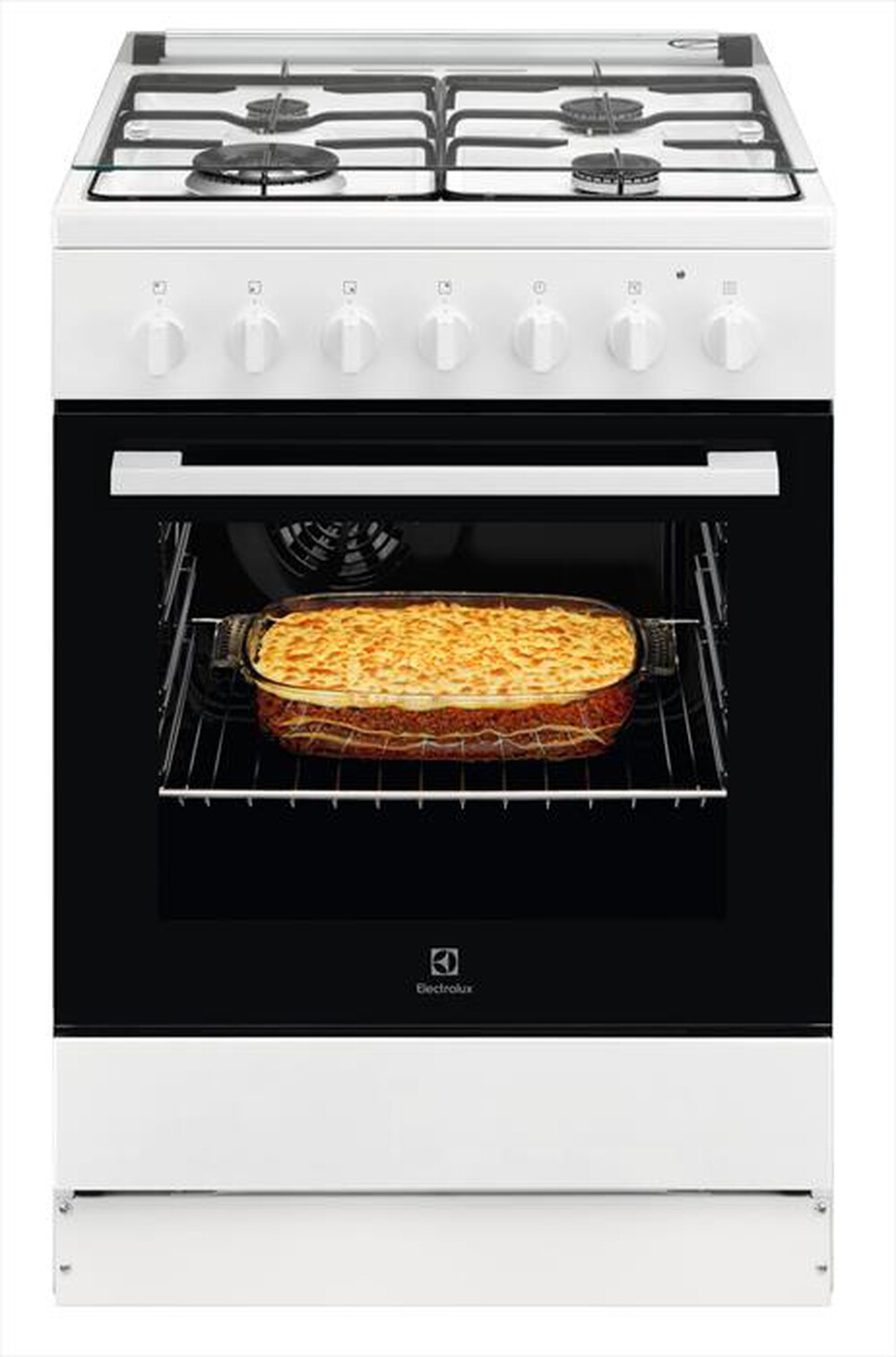 "ELECTROLUX - Cucina a gas LKK620010W Classe A-Bianco"