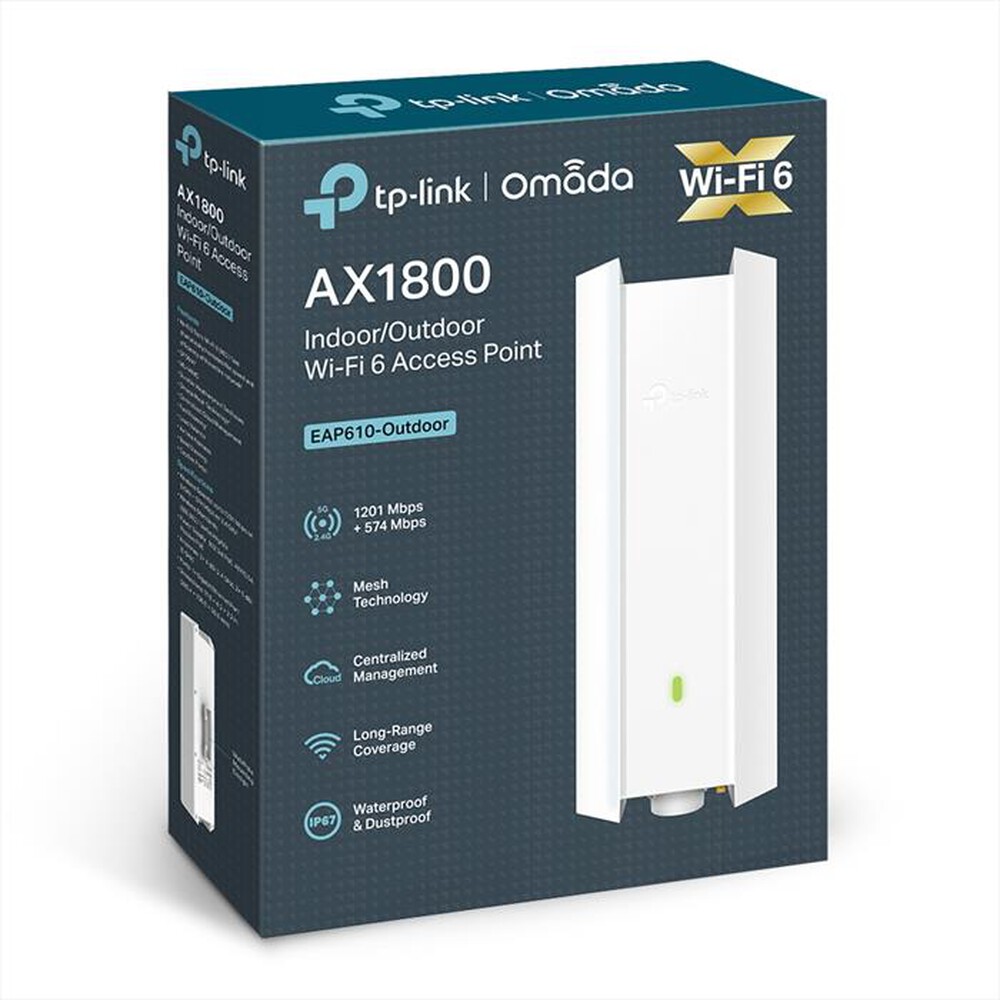 "TP-LINK - ACCESS POINT INDOOR/OUTDOOR WIFI 6 AX1800"