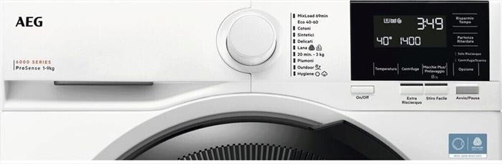 Immagine del prodotto AEG - Lavatrice LR6FG94 9 Kg Classe A-Bianco