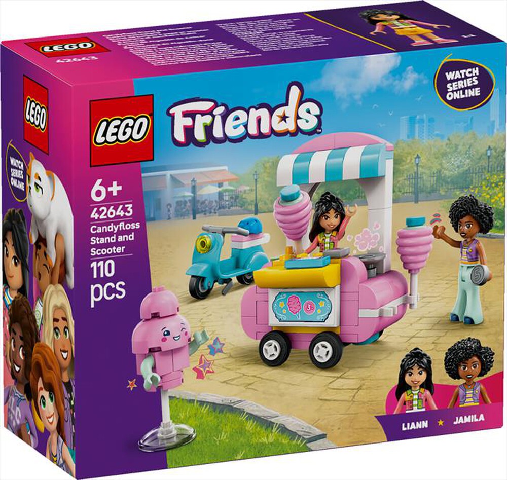Immagine del prodotto LEGO - FRIENDS Bancarella zucchero filato e scooter 42643