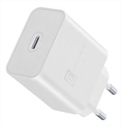 CELLULARLINE - Caricabatterie da rete USB-C 45W-Bianco