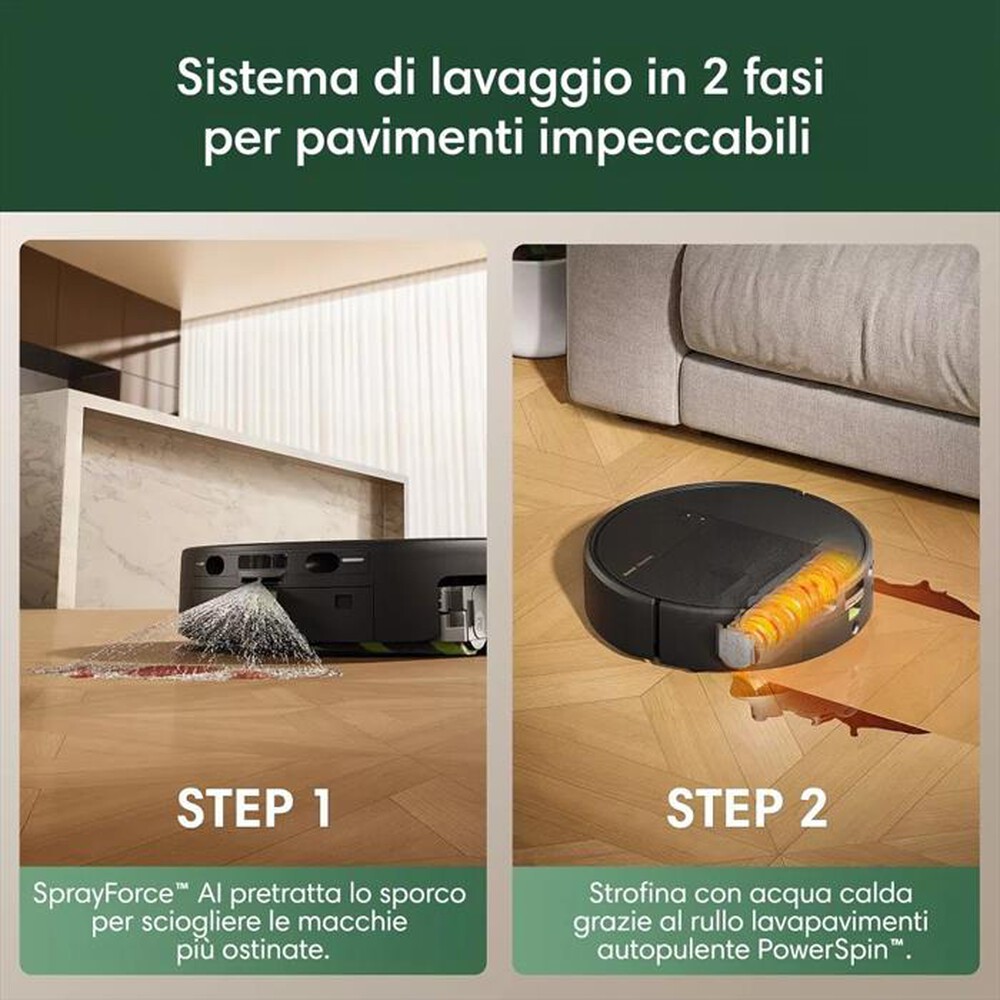 Immagine del prodotto iROBOT - Aspirapolvere robot ROOMBA 675 COMBO AUTOWASH-Black