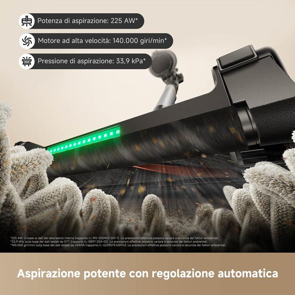 Immagine del prodotto MOVA - Scopa elettrica G70 VIM COMPLETE-Argento / Nero