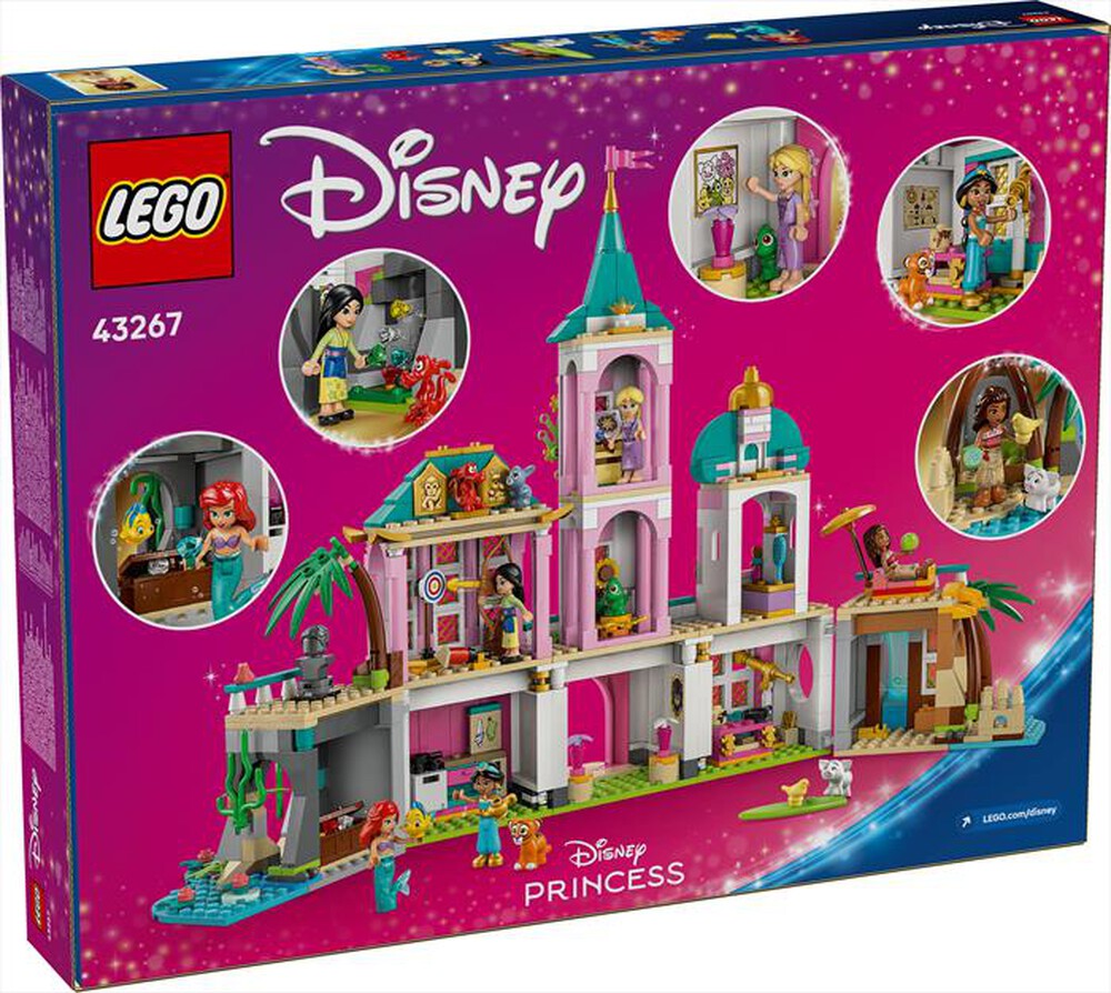 "LEGO - CASTELLO DELLA PRINCIPESSA E ANIMALI REALI-,"