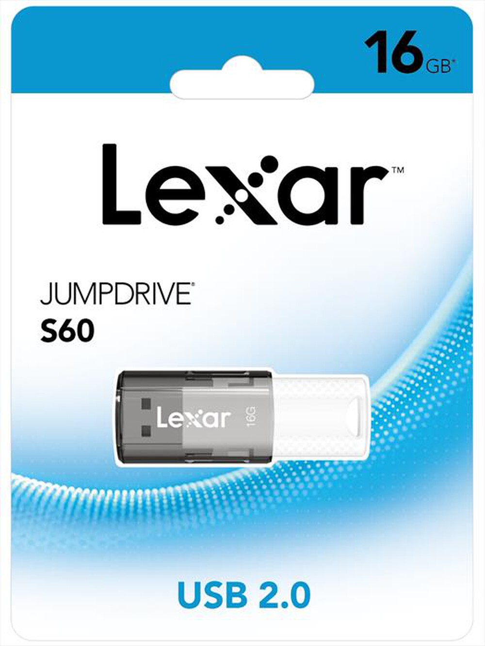 "LEXAR - Memoria 16 GB JUMPDRIVE S60-GREY"