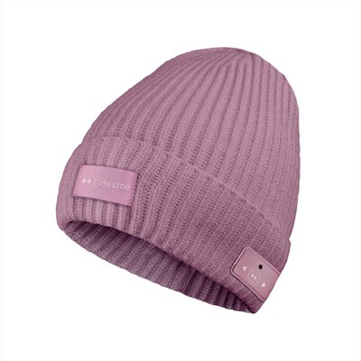 CASEME - Cappello invernale con cuffie wireless-Viola