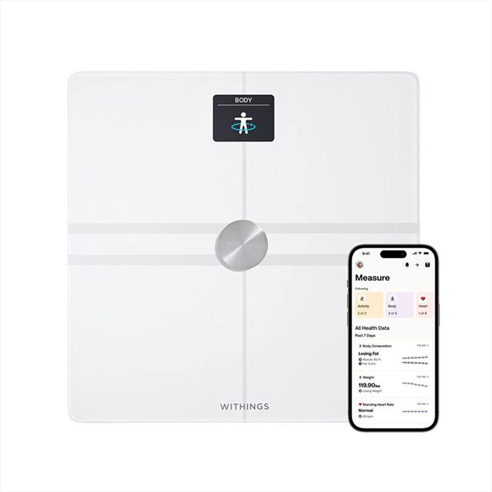 "WITHINGS - Pesa persone smart BODY COMP-WHITE"