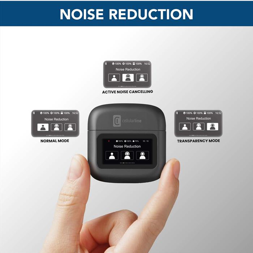 Immagine del prodotto CELLULARLINE - Auricolare bluetooth HUSH-Nero