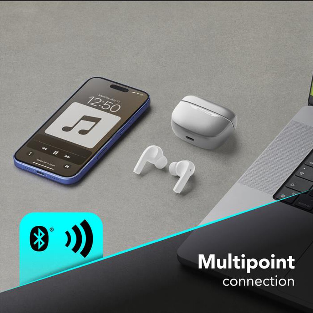 Immagine del prodotto CELLULARLINE - Auricolare bluetooth BTKEYPROTWSW-Bianco