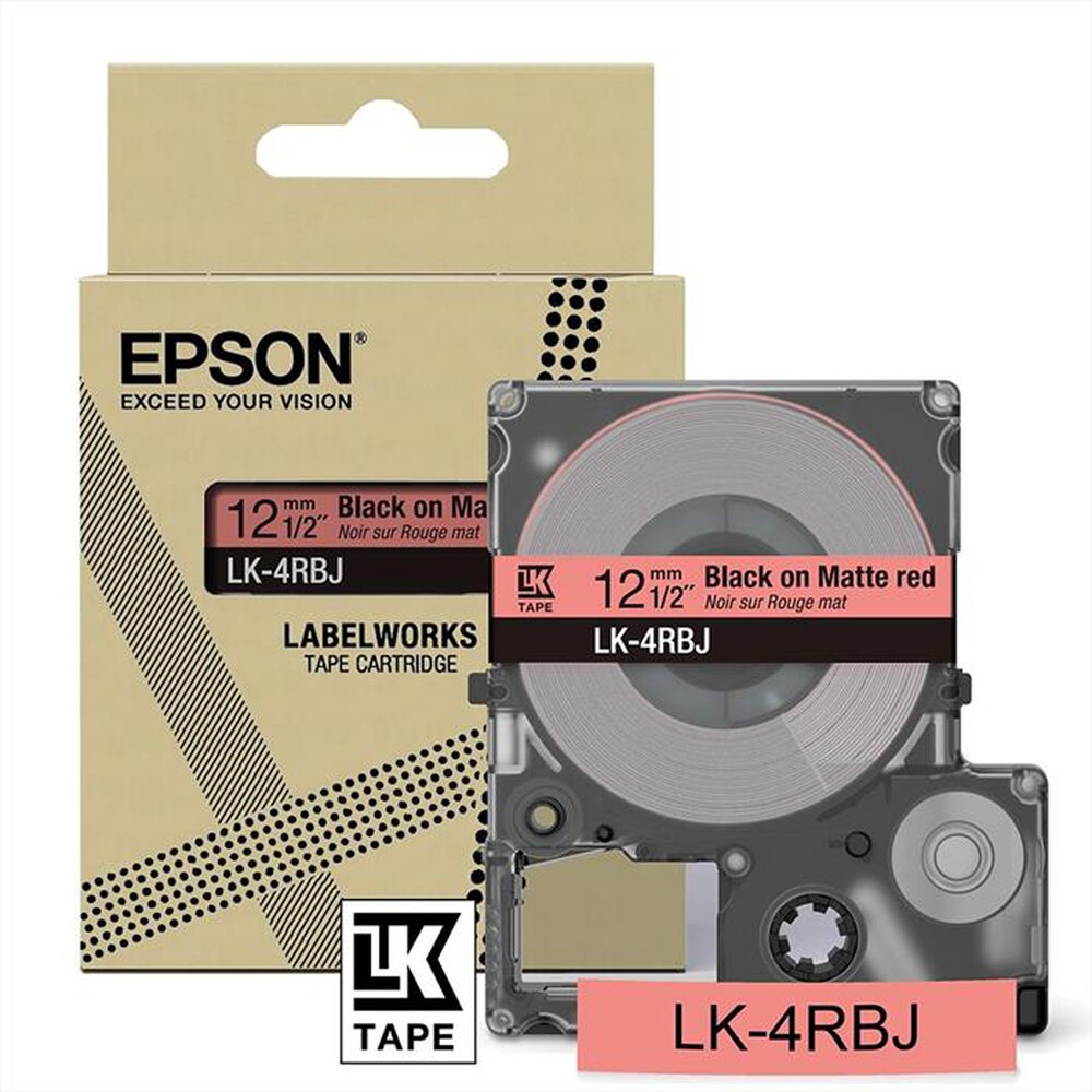 Immagine del prodotto EPSON - NASTRO LABEL WORKS SISTEMI PER ETICHETTE-RED/BLACK