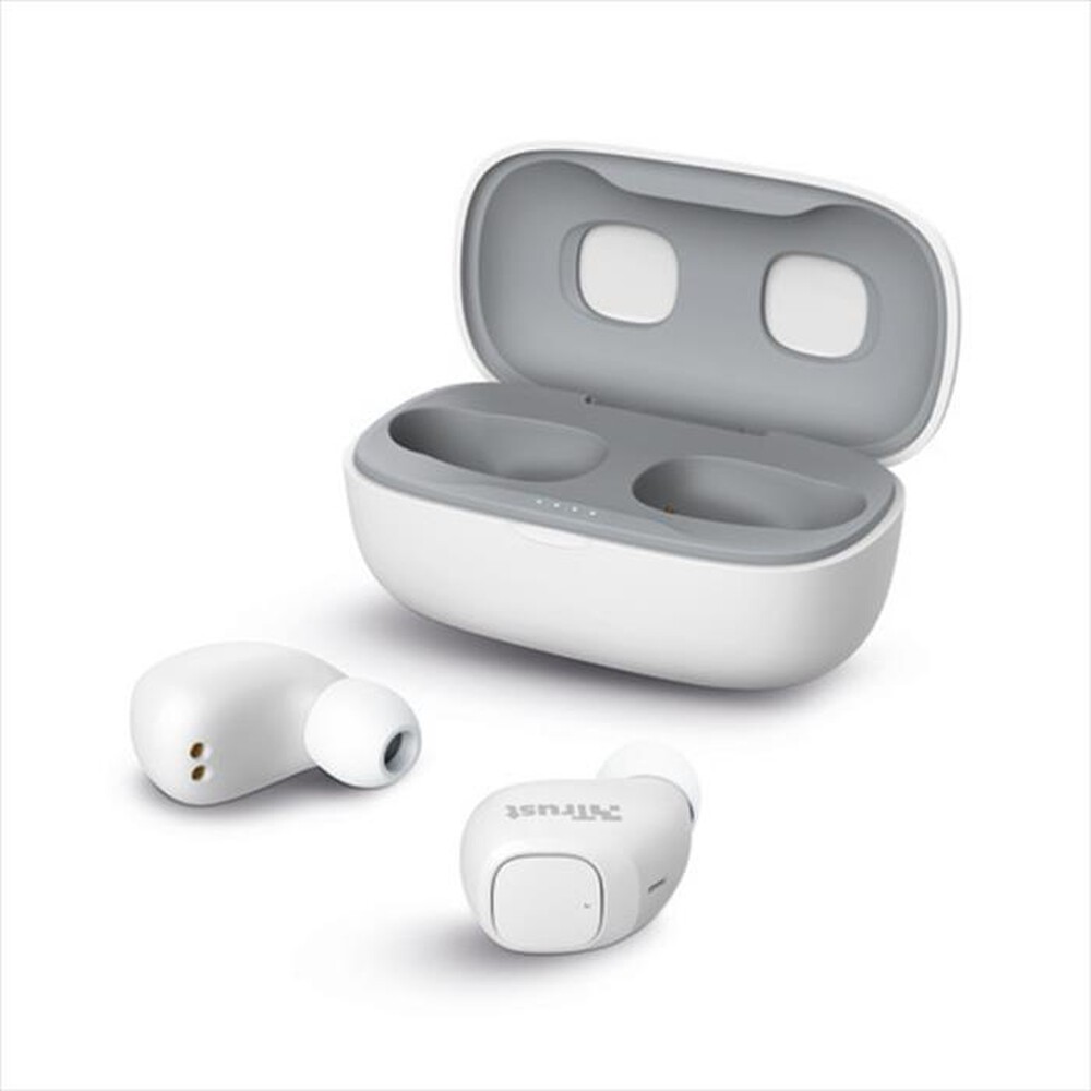 "TRUST - NIKA COMPACT BLUETH EARPHONES-White"