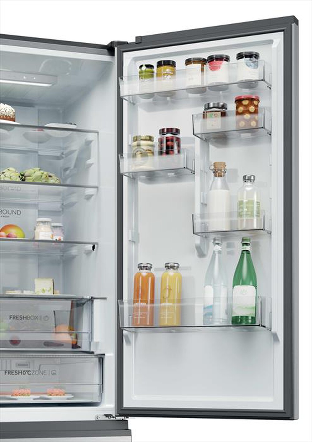 Immagine del prodotto HAIER - Frigorifero Combinato 414L HTR3620CNMG Classe C-Argento
